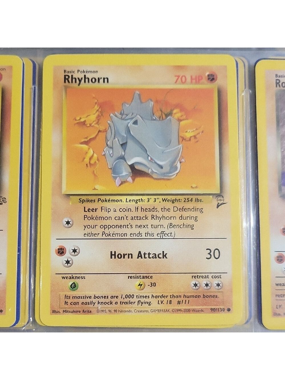 Pokemon Card Rhyhorn
